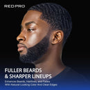 Red PRO GROOMANE Semi-Permanent Beard & Lineup Color Enhancement Concentrate (103.5ml/3.5oz)