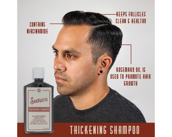 Suavecito Thickening Shampoo w/Niacinamide (237ml/8oz)