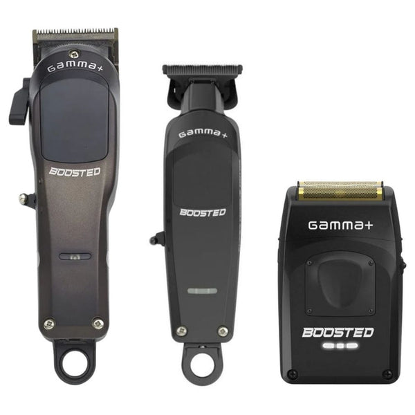 Gamma+ Boosted Clipper, Trimmer & Foil Shaver Value Set