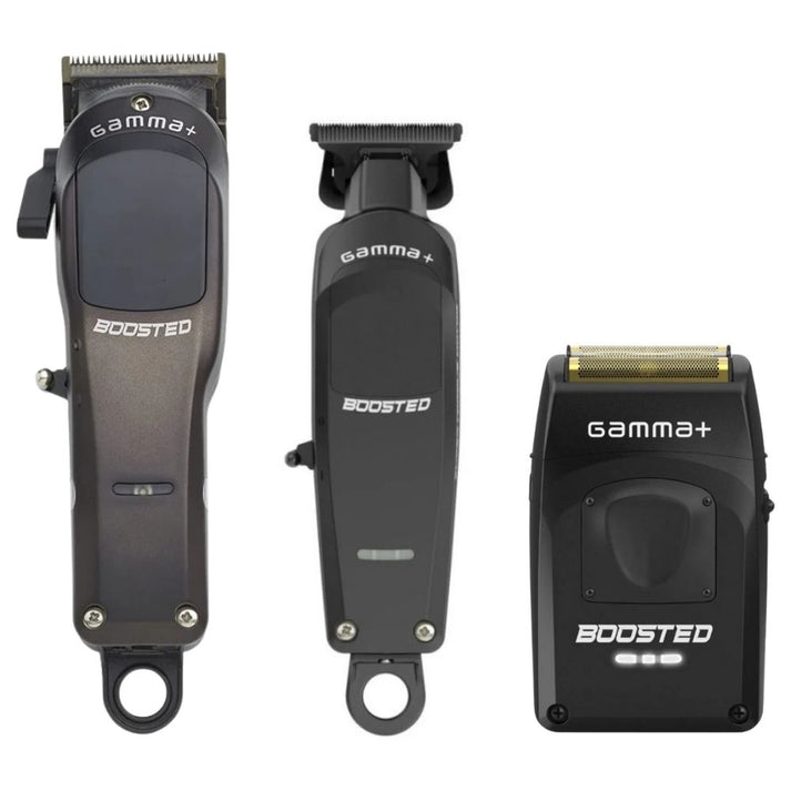 Gamma+ Boosted Clipper, Trimmer & Foil Shaver Value Set