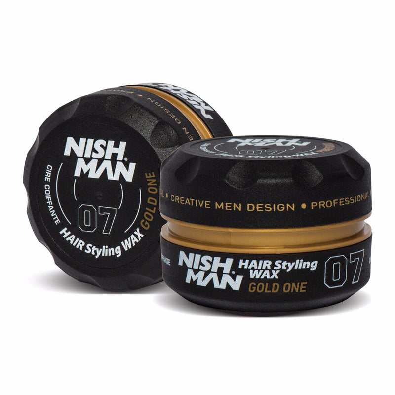Nishman 07 High Hold High Shine Styling Wax - Gold One (150ml/5oz)