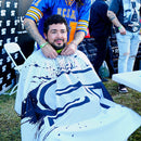 Supreme Trimmer Premium Hair Cutting Barber Cape w/ Hook Clip - Ghost Ink