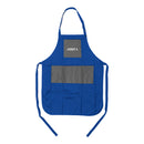 Johnny B. A-O-K Apron - Blue w/ Gray Pockets