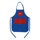 Johnny B. A-O-K Apron - Blue w/ Red Pockets