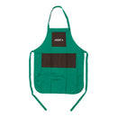 Johnny B. A-O-K Apron - Green w/ Brown Pockets