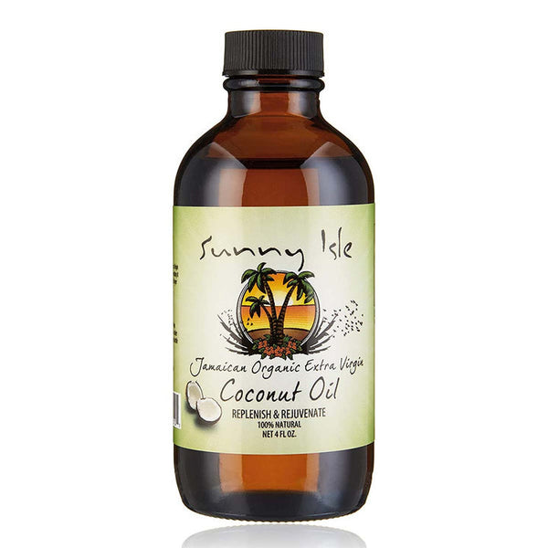 Sunny Isle Jamaican Organic Extra Virgin Coconut Oil (120ml/4oz)