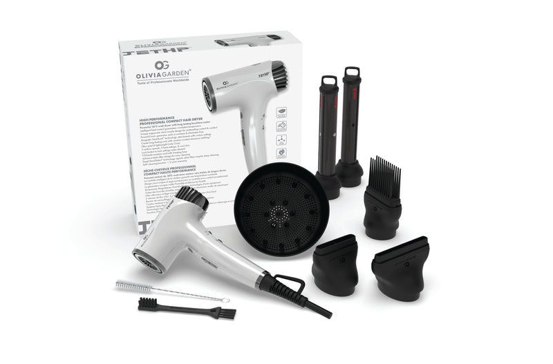 JET-VIBE 振動美容器 Olivia Garden JETHP High-Performance Compact Professional Hair Dryer w