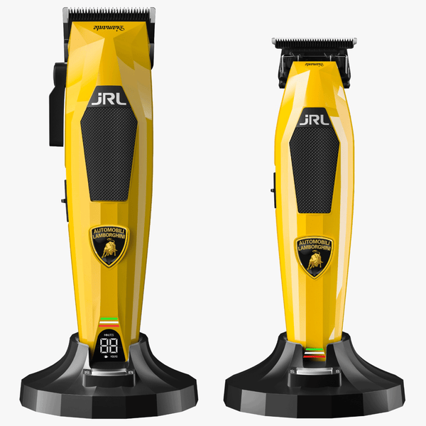 JRL Professional x Lamborghini Diamante Cordless Clipper & Trimmer Combo Set - Yellow (DI2025Y) [PRE-ORDER]