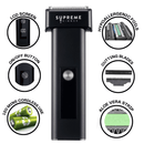 Supreme Trimmer T-Fader Double Foil Shaver w/ Trimmer Bar & Aloe Vera Strip