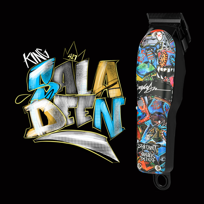 StyleCraft Rebel Super-Torque Modular Cordless Clipper w/ Echo Blade - King Saladeen Limited Edition