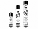 Set of L3VEL3 Freeze Hair Spray cans: 100ml, 400ml, 800ml, black caps