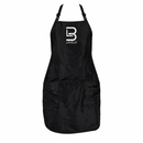 L3VEL3 professional apron, black with adjustable neck and waist straps