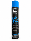 L3VEL3 strong hold hair spray can with blue cap and black label
