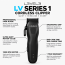 L3VEL3 LV Series 1 Cordless Clipper [PRE-ORDER]