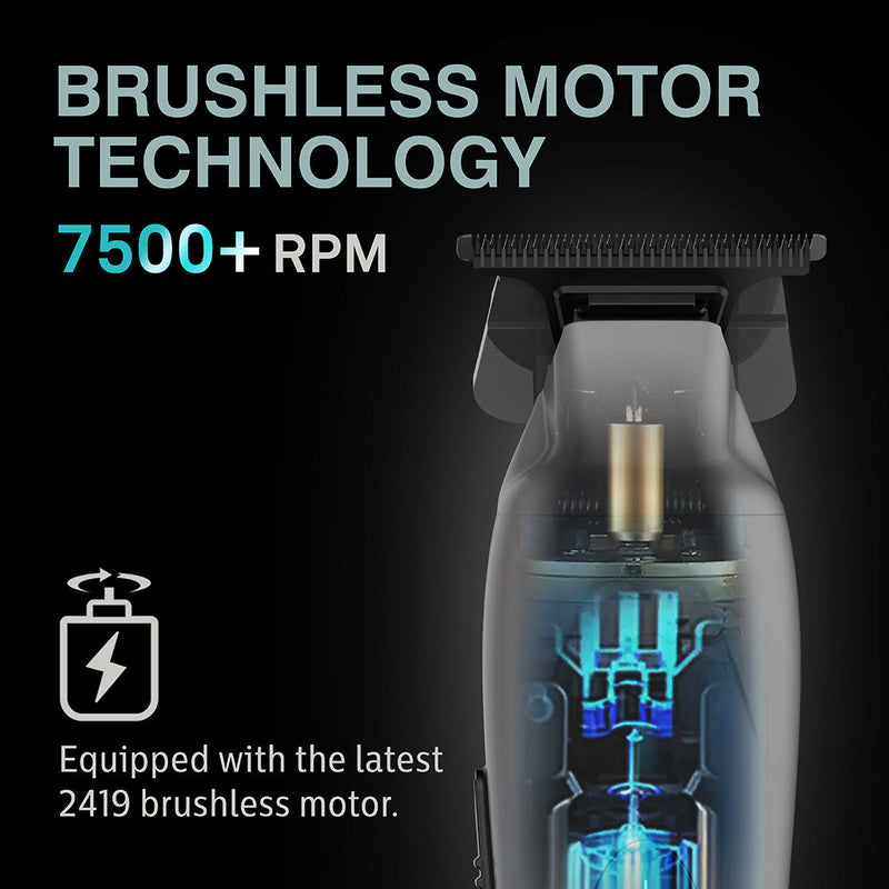 Caliber Professional Laser Cordless Trimmer w/ Brushless Motor