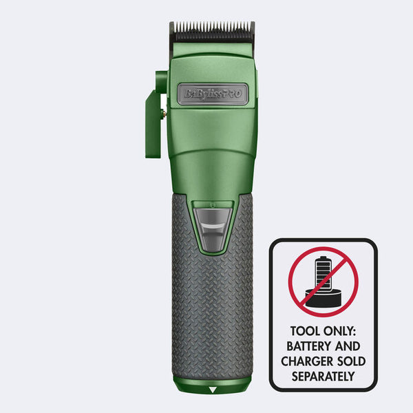 BaBylissPRO FXONE Limited Edition Matte Green All-Metal Clipper - Tool Only (LFX899GC)