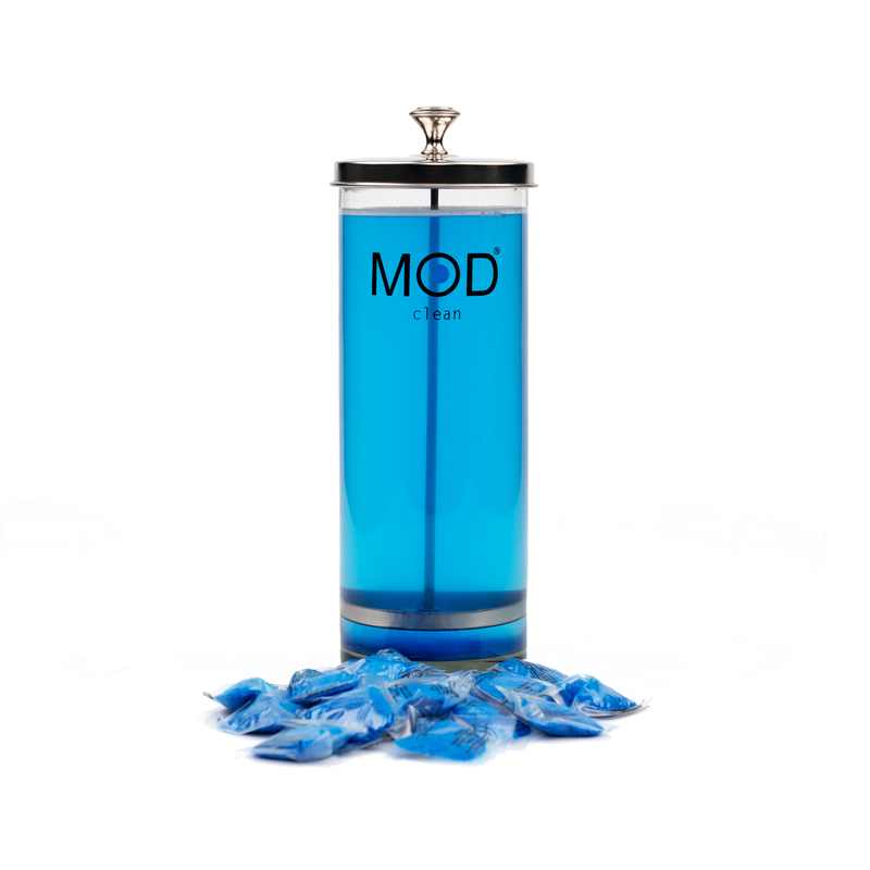MOD Clean Eco-Friendly Salon & Barbershop Disinfectant, Fungicide & Virucide Water-Soluble Pods - Blue (32 pack)