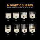 Caliber Professional Performance Magnetic Hair Clipper Guards (8 pack)