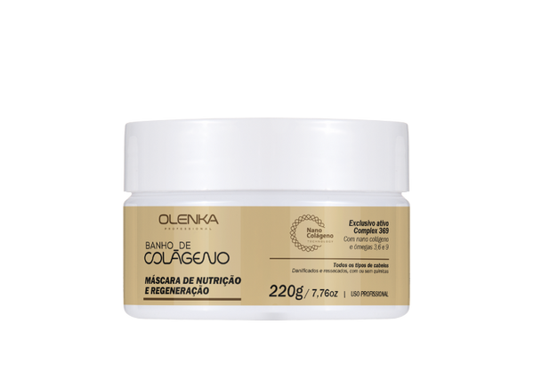 Olenka Banho de Colageno/Collagen Bath Hair Mask (220g/7.76oz)