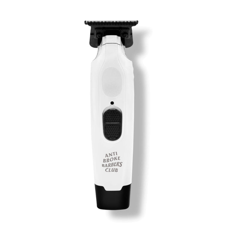 Cocco Veloce Stealth Anti-Broke Barber's Club Limited Edition Matte White Trimmer (CHVPT-ABBC)