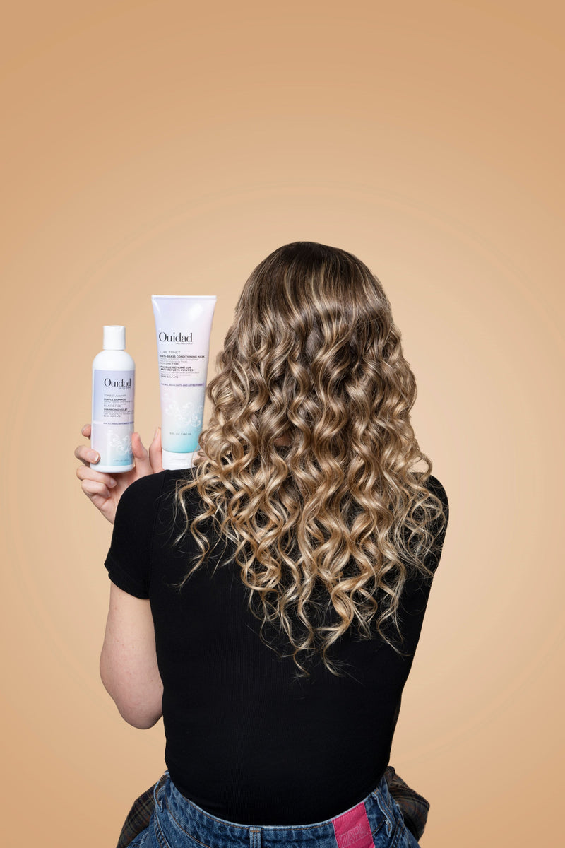 Ouidad Curl Tone Anti-Brass Conditioning Hair Mask For All Highlights & Lifted Tones (266ml/9oz)