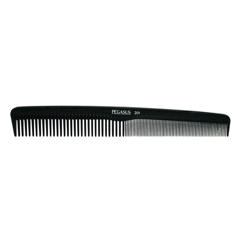 Pegasus Hard Rubber Comb (201) 7" All-Purpose Styling/Cutting Comb