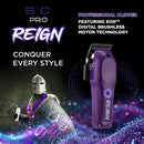 StyleCraft Reign EON Digital Brushless Motor Cordless Clipper - Purple (SC620P) [PRE-ORDER]