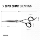Cocco Super Cobalt Blunt Shear & 6" 29-Tooth Thinner Set
