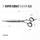 Cocco Super Cobalt Blunt Shear & 6" 29-Tooth Thinner Set