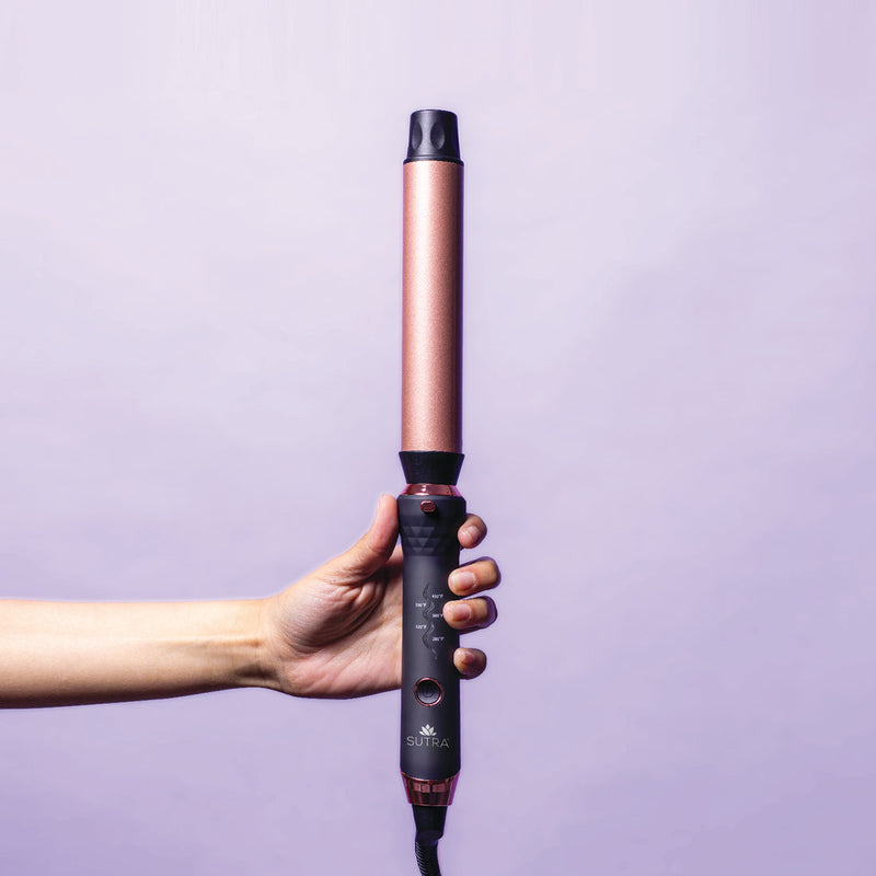 Sutra Beauty iCurl Tourmaline Interchangeable 3-piece Clipless Curling Iron Set (Base NOT Included)