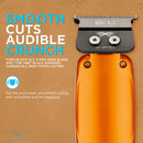 Orange hair trimmer with black X-Pro wide blade cutter head and sc-trim top