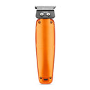 Orange cordless digital brushless trimmer with black blade and control buttons