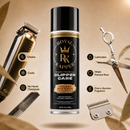 Royal Kapper non-toxic clipper care spray bottle, black cap, Cherry Bourbon scent