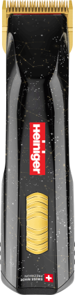Heiniger Sirius Detachable Blade Cordless Clipper w/ Charging Stand - Gold Edition