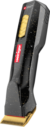 Heiniger Sirius Detachable Blade Cordless Clipper w/ Charging Stand - Gold Edition