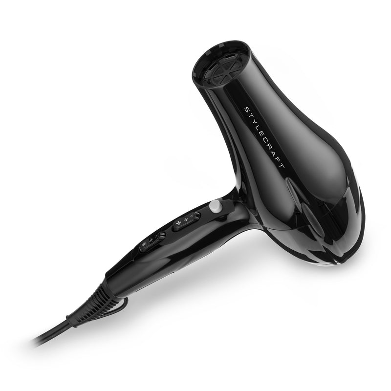 StyleCraft Stay Temp Hair Dryer w/ Turbo Power Motor