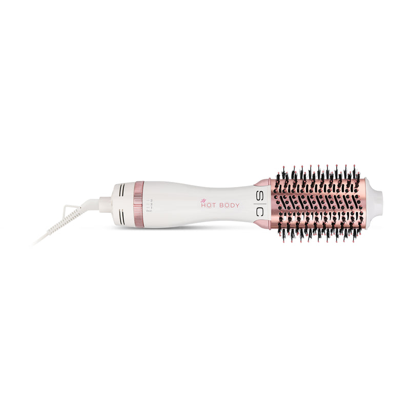 StyleCraft Lil' Hot Body Ionic 2-in-1 Blowout Brush - White