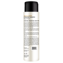 Hydrating shampoo bottle back view with ingredient and directions label