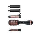 Sutra Beauty five-piece blowout brush set with two smooth barrels and three brush attachments