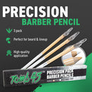 Tomb45 Precision Double Sided Barber Pencil White/Nude (3pk)