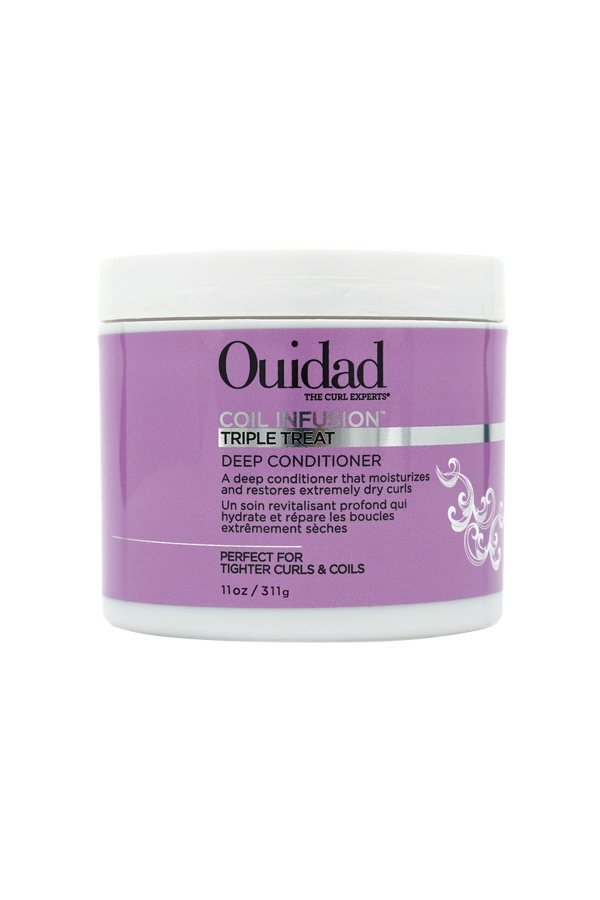 Ouidad Coil Infusion Triple Treat Deep Conditioner for Tight Curls & Coils (11oz/311g)