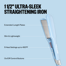 BaBylissPRO Limited Edition Nano Titanium 1.5" Ultra-Sleek Flat Iron - Iced Blue (BNT131TLB) [PRE-ORDER]