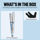 BaBylissPRO Limited Edition Nano Titanium Prima 3000 1.25" Flat Iron - Iced Blue (BNT3000TLB) [PRE-ORDER]