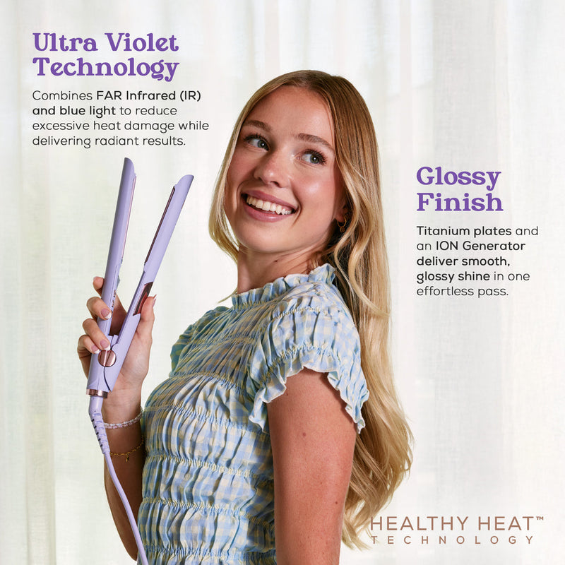 Sutra Beauty Ultra Violet Flat Iron - 1"