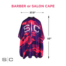 StyleCraft Professional Pink Camo Hair Cutting Cape (SC323PK)