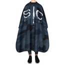 StyleCraft Professional Black Camo Hair Cutting Cape (SC324B)