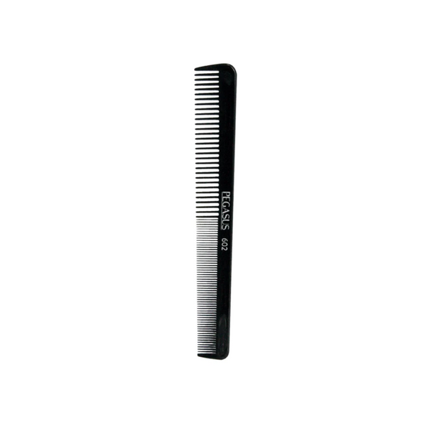 Pegasus Hard Rubber Comb (602) 6" Men's Tapered Pocket Comb