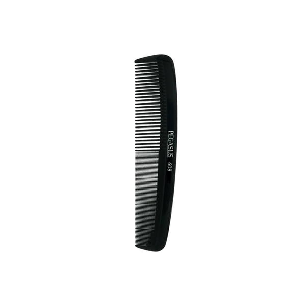 Pegasus Hard Rubber Comb (608) 8" Fine Teeth Smaller Master Waver Comb