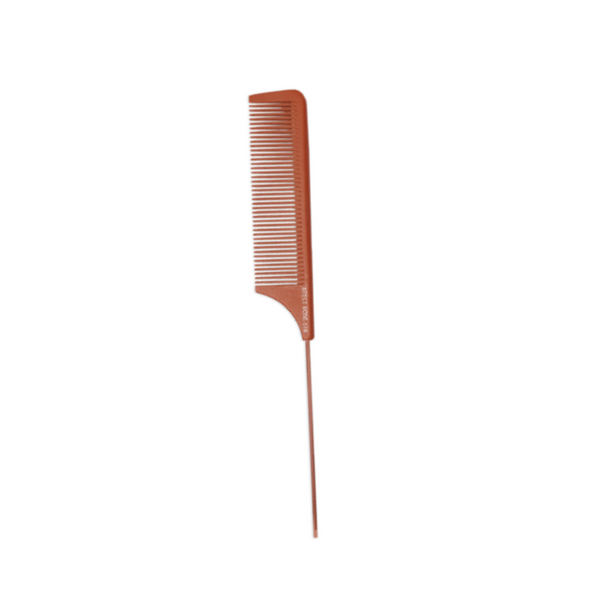 Krest Heat-Resistant 9 1/2" Fine Teeth Rattail Bone Comb (BO618)