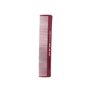 Krest Goldilocks Heat Resistant 7 1/2" Extra Large Square Flat Back Burgundy Styling Cutting Comb (G30)
